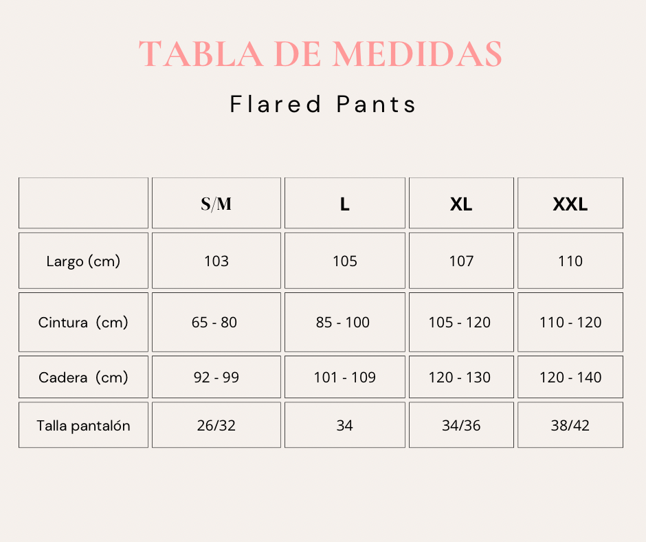 Flared pant Acero