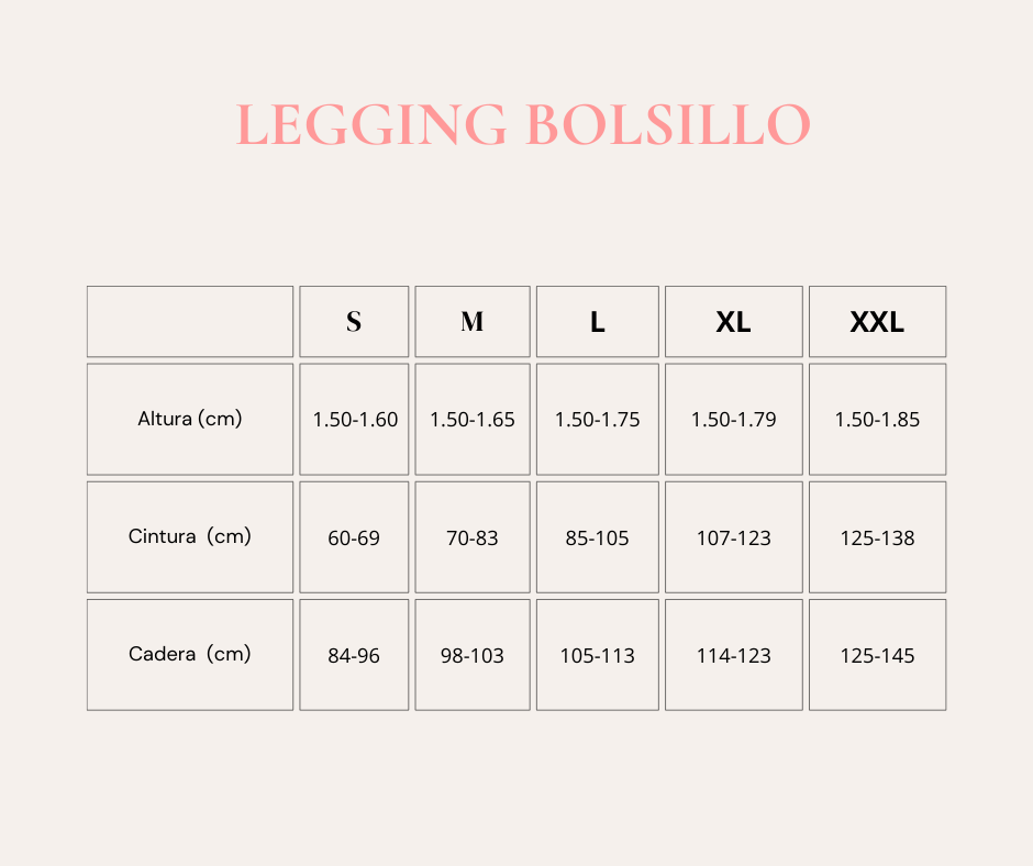 Legging bolsillo Plata