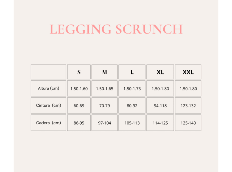 Legging scrunch Blanco