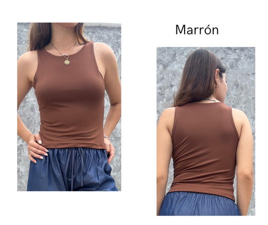 Tank Top Marrón