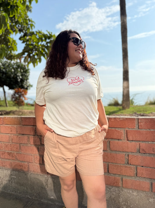 Polo oversized "Girl Power"