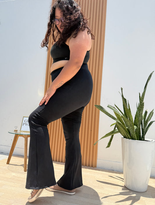 Flared pant Negro