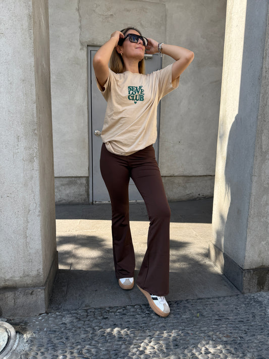 Flared pant Chocolate