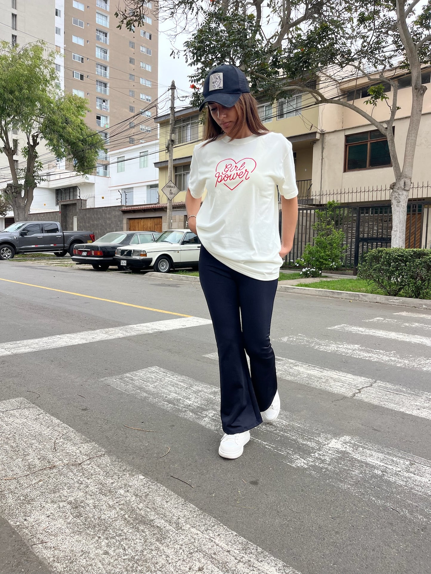Polo oversized "Girl Power"