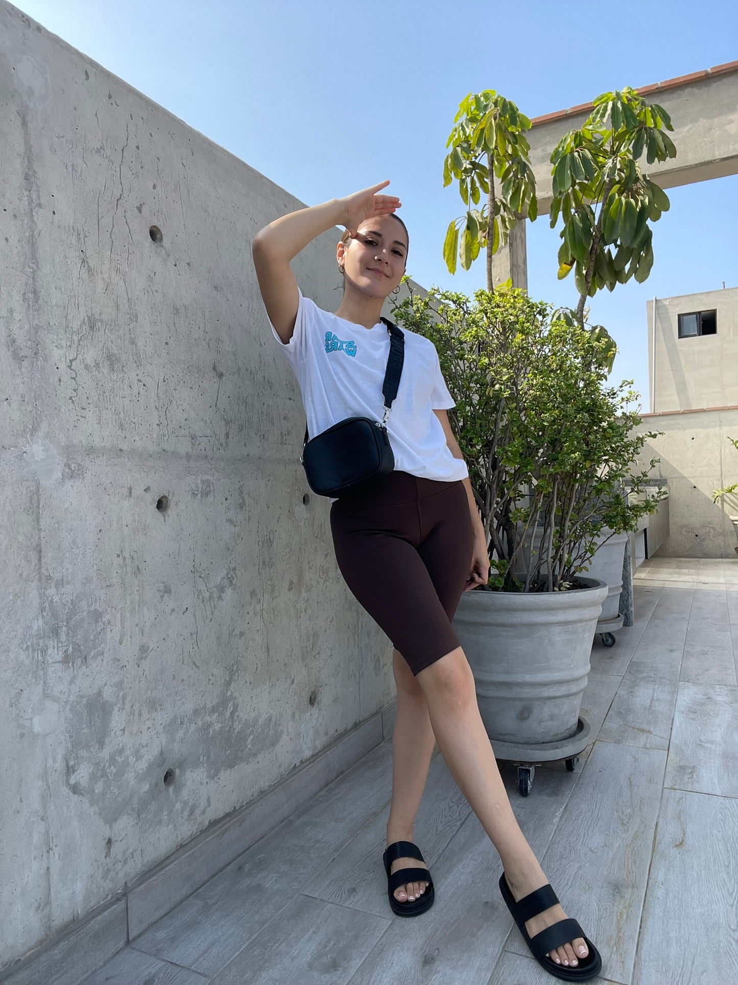 Biker Short Marrón