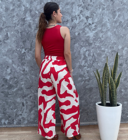 Palazzo Prints Cherry