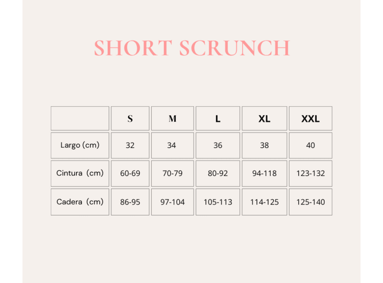 Short Scrunch Marrón