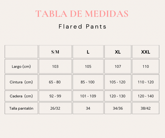 Flared pant Azul marino
