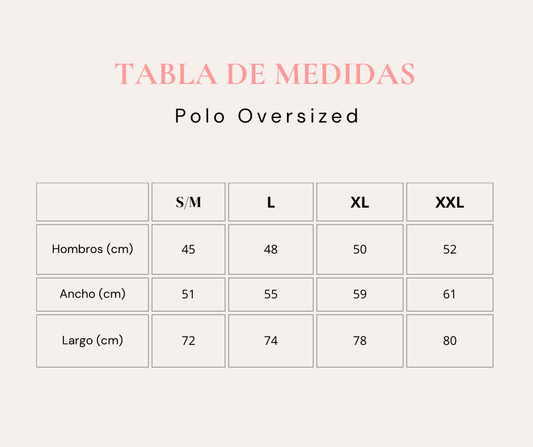 Polo Oversized You´re Enough