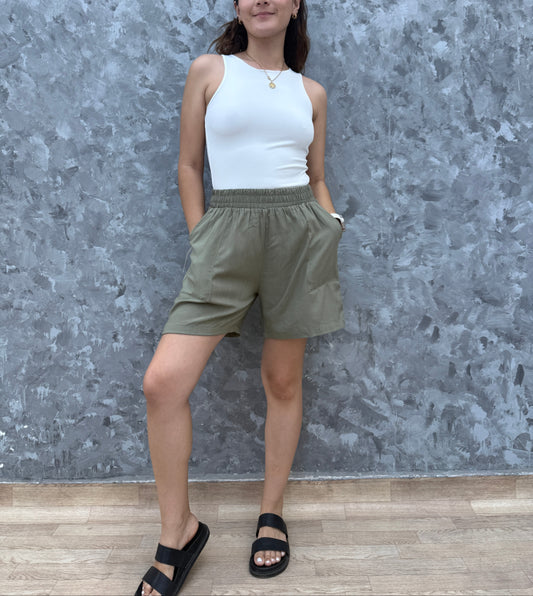 Short Lino Ipanema Oliva