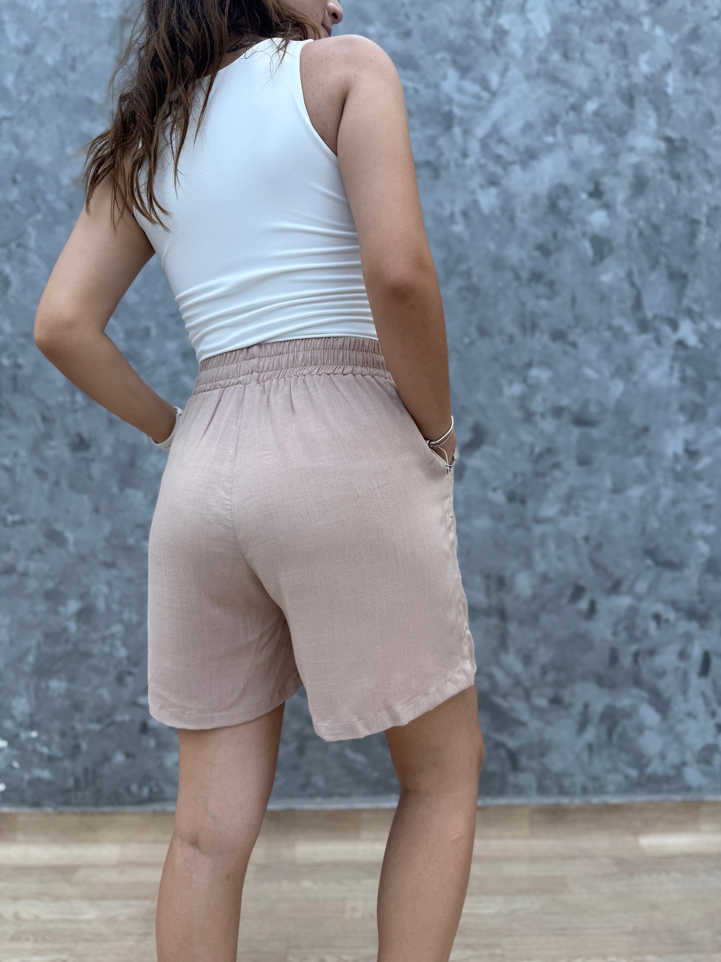 Short Lino Ipanema Beige